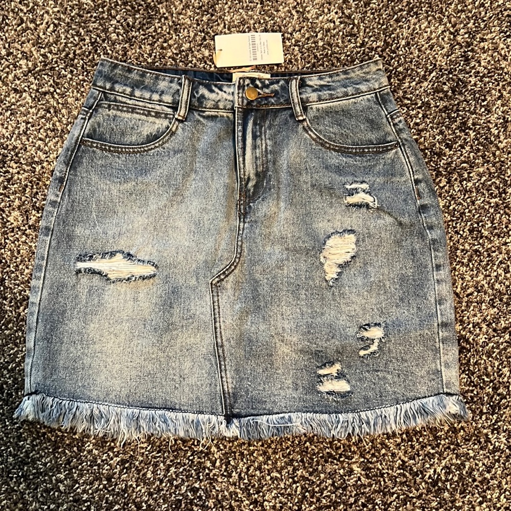 New Joyfolie denim mini skirt size 28
